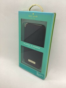 kate spade iphone7/8/se2/se3 ブックタイプケース　ブラック