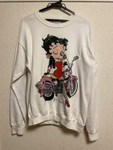 90s ベティちゃん スウェット トレーナー 古着 USA古着　_画像1