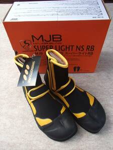 【新品!!】シモツケ 鮎用 MJB SUPER LIGHT NS RB サイズL（26㎝-26.5） 中割ピンフエルト 4531373215983