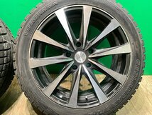 DOUBLE EIGHT 22インチ 9.5J +50 285/45R22 YOKOHAMA GEOLANDAR I/T-S スタッドレス タイヤホイール 4本セット K_画像3