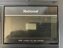 National　ナショナル　RQ-339　ミニカセットレコーダー　カセットテープ　昭和　レトロ　①_画像2
