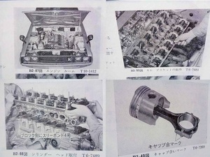 【S20型 エンジンOH】レストア 全バラ 分解 キャブレター ケンメリ GT-R★KPGC110 スカイライン 2000GT-R★整備要領書 1973年 当時物 美品