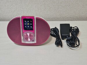 ☆動作確認済み☆SONY ウォークマン NW-S645　スピーカー NW-S645K WALKMAN 純正充電ケーブル ピンク PINK