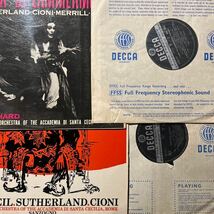 英decca SXL【ED1サザーランド2枚セット！】＊ ドニゼッティ ルチア & ヴェルディ リゴレット ハイライト ＊ sutherland donizetti verdi_画像9