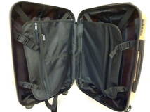 ALI アジアラゲージ スーツケース キャリーバッグ オレンジ ファスナータイプ 4輪 機内持ち込み可能 激安 爆安 1円スタート_画像6