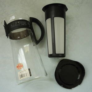 美品★水出しコーヒーポットミニ HARIO ハリオ ガラス製 フリーザーポット 麦茶ポット 容量６００ml の画像5