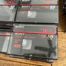 中古 mini DVテープ　SONY ほか　179本＋クリーニングテープ_画像3