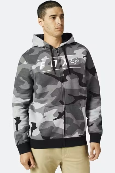 [FOX Racing] ピナクルカモ ジップフリース US:Mサイズ Pinnacle Camo Zip Fleece Black Camo