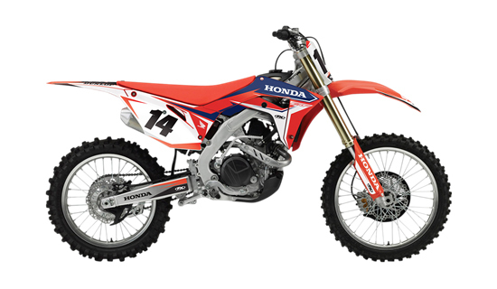 [Factory Effex] EVO16 シュラウド/エアボックスデカール CRF250R(18-19年式), CRF450R(17-19年式) #22-01340