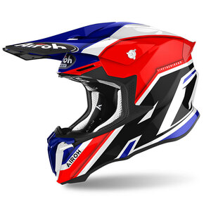 [Airoh] オフロードヘルメット（Lサイズ）Twist 2 Shaken Helmet Blue Gloss CRF125FやBeta RR/X-Trainerなどに似合う色