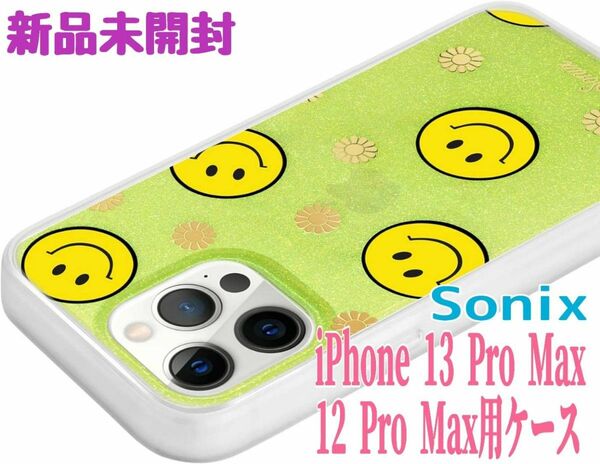 Sonix ネオンスマイリーイエロー iPhone 13 Pro Max 12 Pro Max用 ケース MagSafe 充電対応