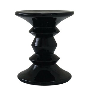 Eames(チャールズ＆レイ・イームズ) スツール ブラック ファイバーグラス製　stool デザイナーズ家具 リプロダクト