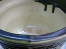 茶道具　水指　陶器製　在銘　検　アンティーク　 工芸品 陶芸 日本の陶磁 　水差し_画像10