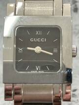 【ジャンク】【電池切れ】グッチ 7900M.1 スクエアフェイス 腕時計 ステンレススチール/SS メンズ 【中古】【GUCCI】_画像2