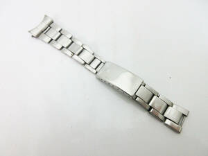 N8009【ロレックス 純正ベルト】リベットブレス 19mm 57★ROLEX 1500 1501 5500 6694 6426 etc★ビンテージ★現状品★