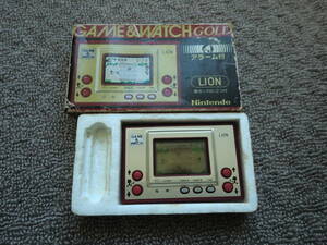 ゲームウォッチ　LION　ライオン　箱のみ付　中古