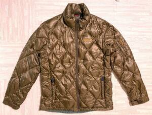  Marmot 750FP quilting down jacket L tea 