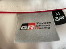 トヨタ GAZOO RACING GR ガズーレーシング 　ＷＥＣ シャツ　長袖シャツ　 ＵＳＥＤ　メンズ　Mサイズ　_画像8