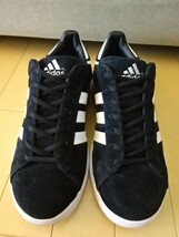 【adidas Originals】CAMPUS SUPREME ブラックスエード SIZE:US9/27cm (アディダス,キャンパスシュプリーム)_画像2