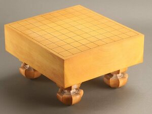 【流】囲碁道具 碁盤 本榧 盤厚10.2ｃｍ 重量6.855kg ZKR064