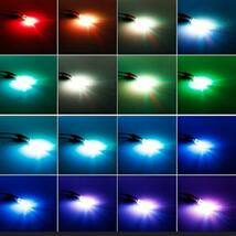 新品　未使用　┌┘車└┐T10 LEDバルブ RGB 16色発光 ウェッジ球 リモコン付 トヨタ　ホンダ　スズキ　など　パーツ　光の色を変化可能！_画像3