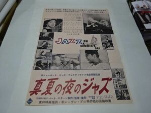 047 映画ポスター 　バート・スターン　 「真夏の夜のジャズ」　