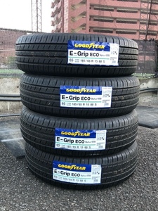 【I-476】◆ 新品・未使用 ◆ GOODYEAR ノーマルタイヤ4本セット ◆ E-GripECO EG01 185/65R15 ◆ bB / プリウス / デミオなど ◆