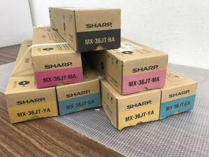 11920/ 新品・未使用 SHARP/シャープ 純正トナーカートリッジ/MX-36JT-CA×2/MX-36JT-MA×2/MX-36JT-YA×2/MX-36JT-BA×1/7本 おまとめ！