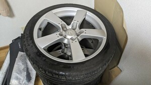 RX-8純正 18インチ8j50 アルミホイールタイヤ付き。225/45/18 ハイフライHF805 21年製 バリ目 美品