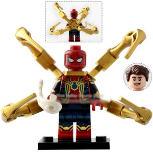 レゴ互換 ミニフィグ スパイダーマン アイアン・スパイダー レゴ LEGO