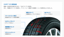 新品 トーヨー ガリットG5 16インチ 195/60R16 スタッドレス アルミ 4本SET C27/26/25 セレナ ランディ CWEFWN ラフェスタ 6.5J+47 5/114_画像2