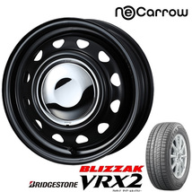 新品 ブリヂストン VRX2 14インチ 155/65R14 タイヤ ホイール 4本セット 4.5J+45 4/100 N BOX サクラ デイズ ムーヴ eK 軽カー全般_画像1