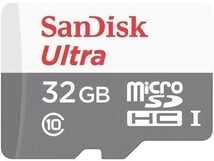 【送料無料】 新品未開封品　32GB サンディスク microSD カード + 変換アダプタセット （SanDisk　マイクロSDカード SDHC規格）_画像2