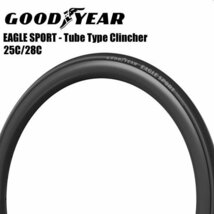 新品◆GOODYEAR★EAGLE SPORT★グッドイヤー★イーグル★ペア可★定価４８４０円★軽量★折り畳み★25C★ロードバイク タイヤ★ W6_画像1