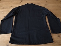 美品 Mr.Van VAN JACKET ヴァン ヂャケット 秋冬 ビンテージ ウール フランネル 黒 プルオーバー 長袖 シャツ サイズ S相当 _画像8