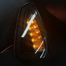 税込 DEPO LED コーナーレンズ サイドマーカー スモーク オレンジLED 06-10y チャージャー 即決 即納 在庫品_画像3