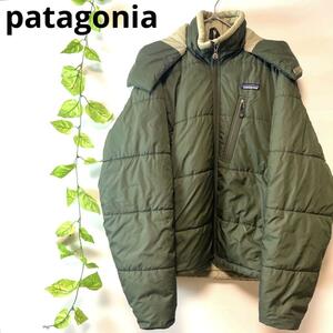 【極みの逸品】patgonia パタゴニア パフジャケット ダウンジャケット 3way フーディー カーキオリーブグリーン メンズ S(L相当) 83990