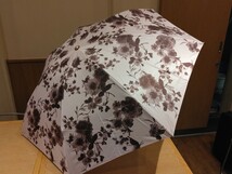 《中古》レディース 折りたたみ傘 55㎝ ピンク 雨傘 c130/60_画像3