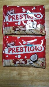 ネスレ プレスティージオ　ココナッツチョコレート Nestle prestigio 2袋セット(1袋10個入り) 