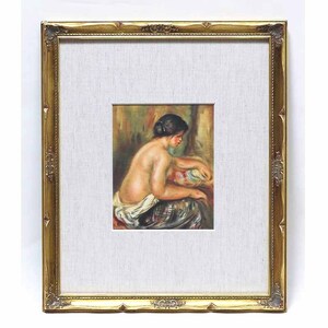 【GINZA絵画館】印象派巨匠・ルノワール　工芸絵画「座る裸婦」楽しめます！