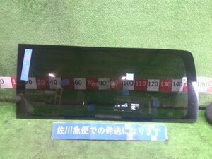 トヨタ レジアスエース ロング DX 200系 KDH206V 純正 左 クォーター ガラス プライバシーガラス AGC M2L3 内側に擦り傷多数有り