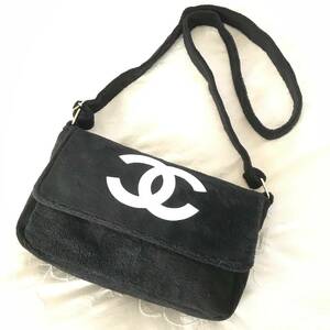 ★ CHANEL シャネル プレシジョン パイル ココマーク ショルダーバッグ バッグ ノベルティ 非売品 未使用 テテ愛用 ブラック 希少 レア