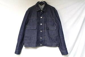 112 A.P.C.アーペーセー◆デニム ジャケット◆メンズ◆日本製◆赤耳◆コットン100％◆インディゴブルー系◆サイズL