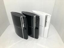 SONY PS3 本体のみ 3台まとめ CECH-A00 H00 動作未確認 ジャンク PlayStation3 プレイステーション3 ソニー 初期型_画像1
