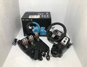 Logitech G27 Racing Wheel 一式 箱付き 通電確認のみ ジャンク ロジテック レーシングホイール PS3 PS4 PC