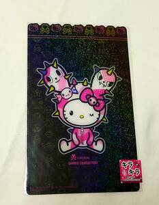 未使用★Tokidoki×ハローキティ★キラキラ 下敷き★B5サイズ★2013年製品★サンリオ