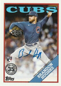 2023 TOPPS Series 1 Brandon Hughes 88BA-BH 直筆サインカード Auto RC