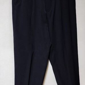 Y's for men ワイズフォーメン Yohji Yamamoto ヨウジヤマモト ウールギャバ ダークネイビー タックパンツ テーパードパンツ