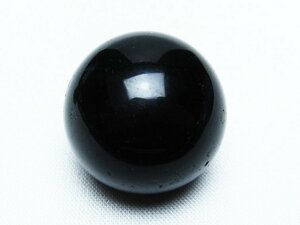 誠安◆天然石最高級品モリオン 純天然 黒水晶 原石 27mm [T220-8376]