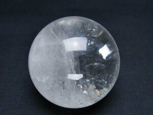 誠安◆超レア最高級天然ヒマラヤ水晶丸玉 53mm [T62-15372]